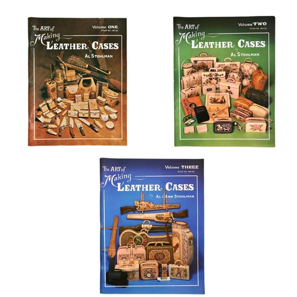 Leather Other - The Art of Making Leather Cases Vol. 1 2 3 Complete Set
